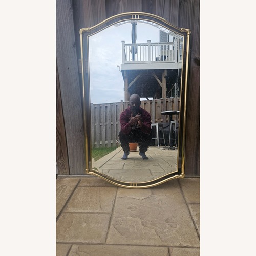 Used Gold Wall Mirror for sale on AptDeco