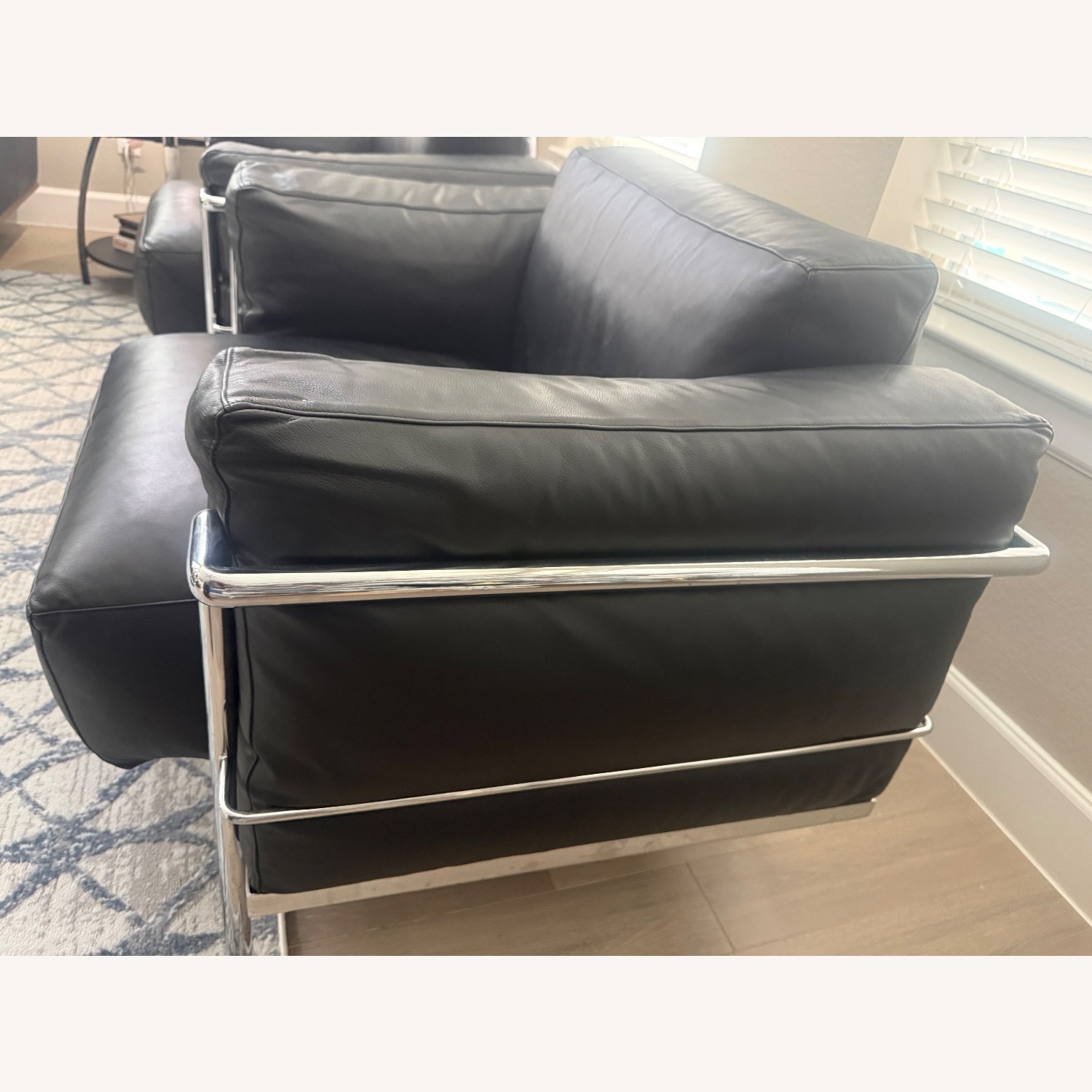 Gordon International Black Leather Armchair - image-4