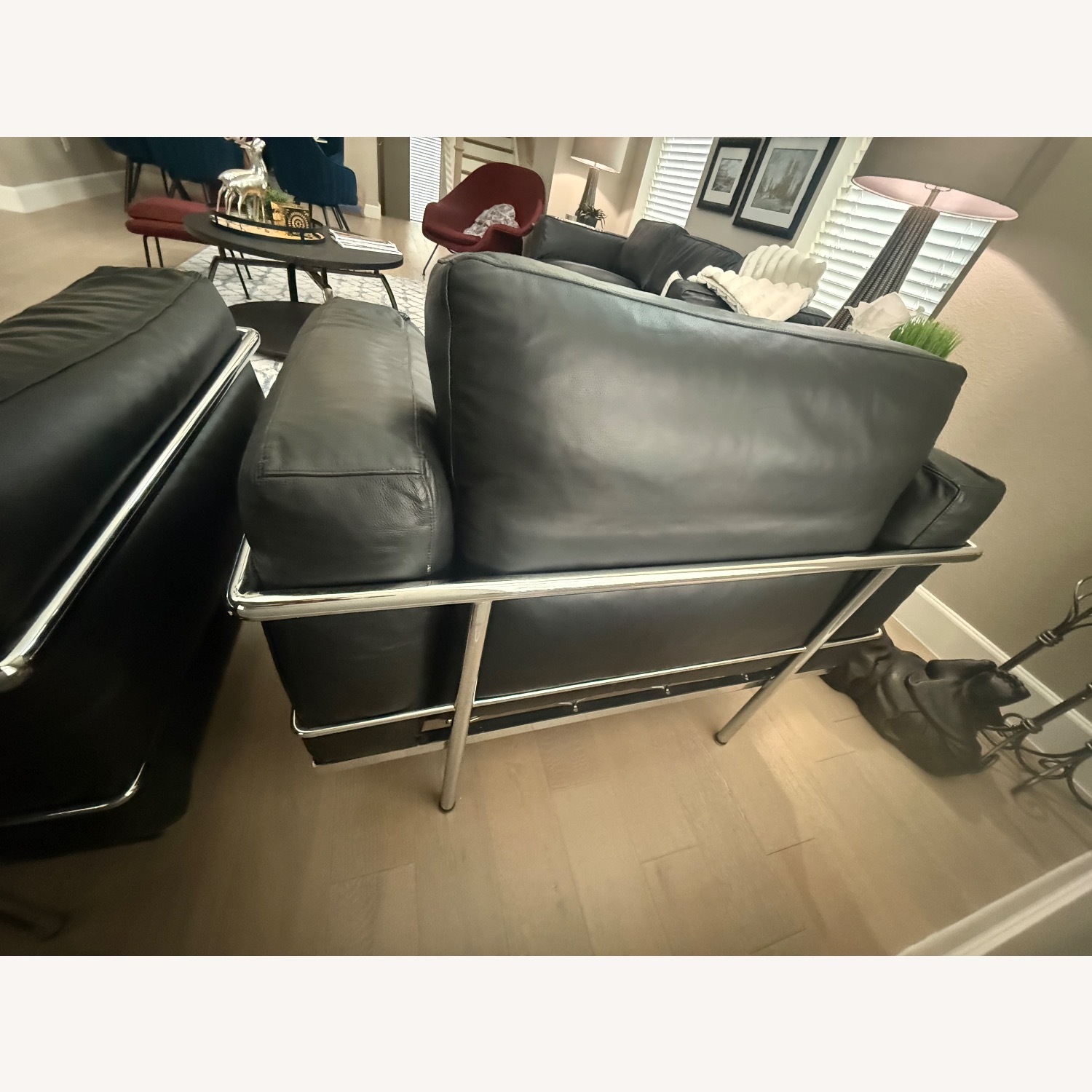 Gordon International Black Leather Armchair - image-3