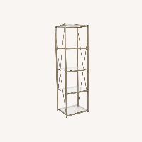 Glass Four Tier Bookcase
