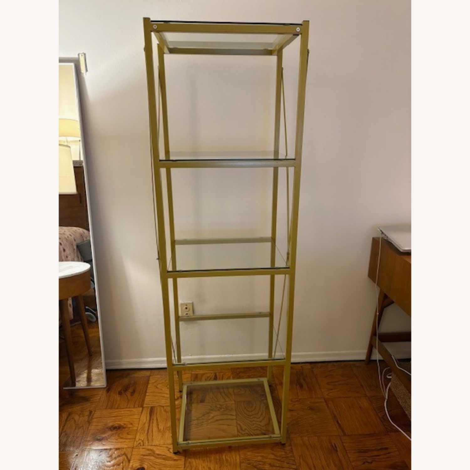 Glass Four Tier Bookcase - image-1