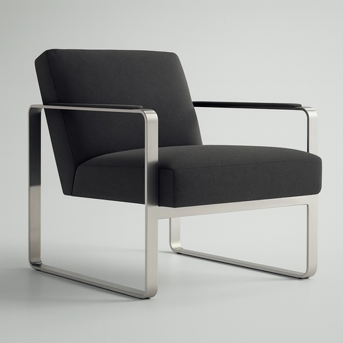 Used BoConcept Ross Chair Black Fabric Armchair for sale on AptDeco