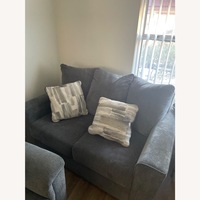 Signature Design Light Gray Loveseat