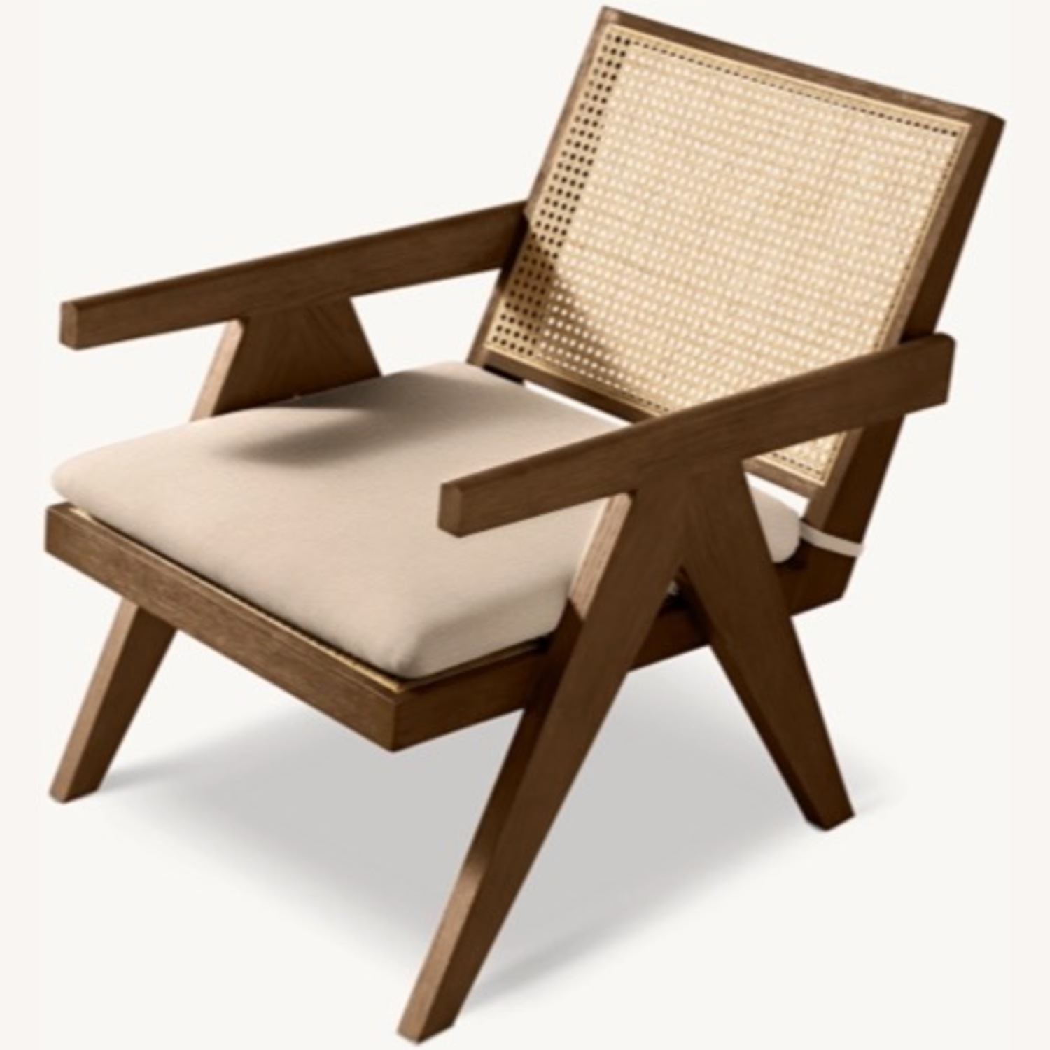 Restoration Hardware Jakob Cane Lounge Chair - image-3