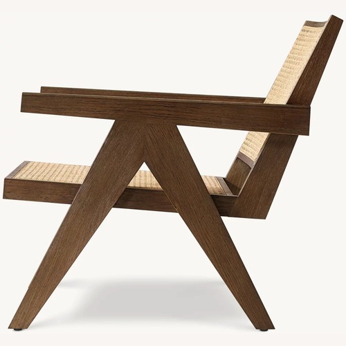 Used Restoration Hardware Jakob Cane Lounge Chair for sale on AptDeco