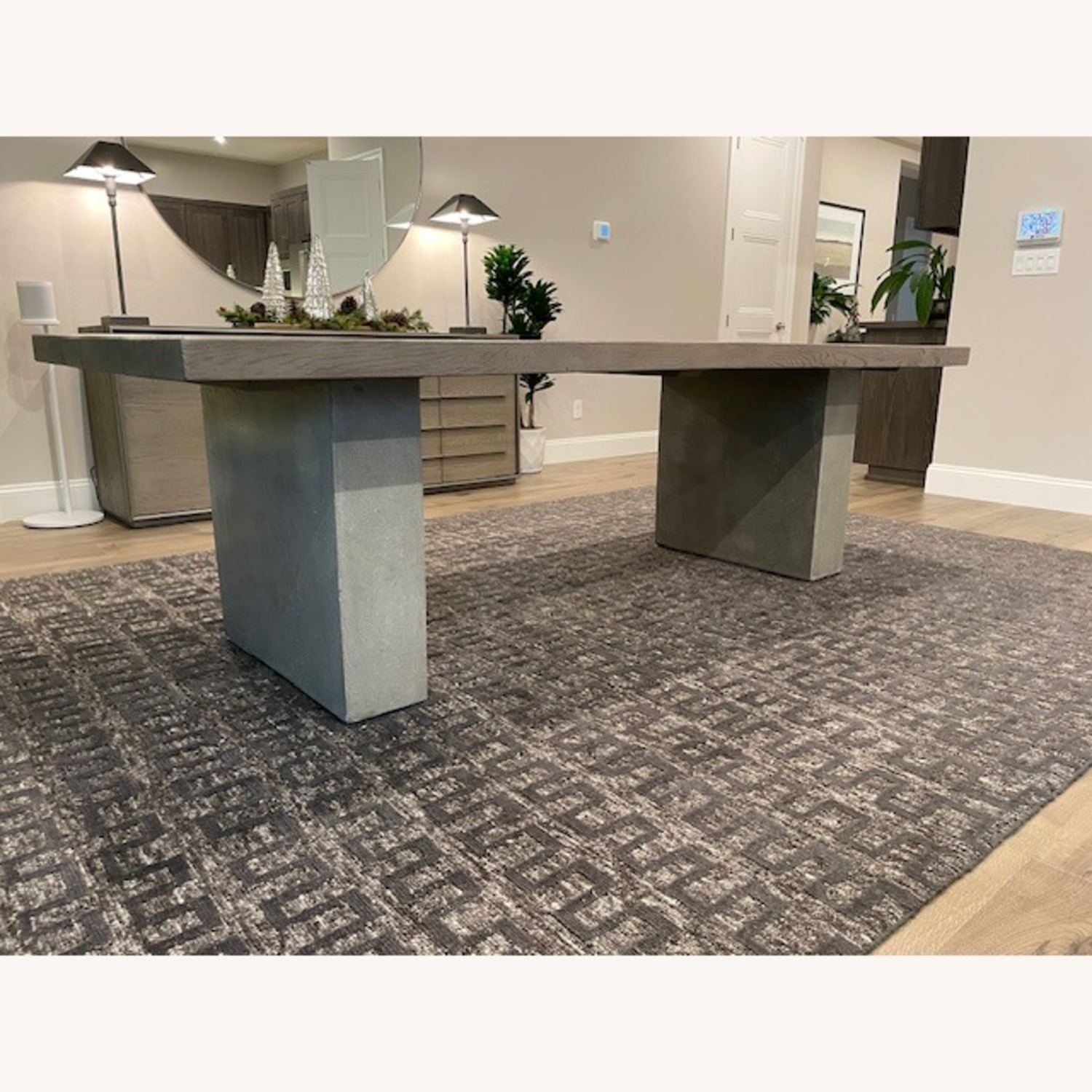 Restoration Hardware Concrete Pier Dining Table - image-2