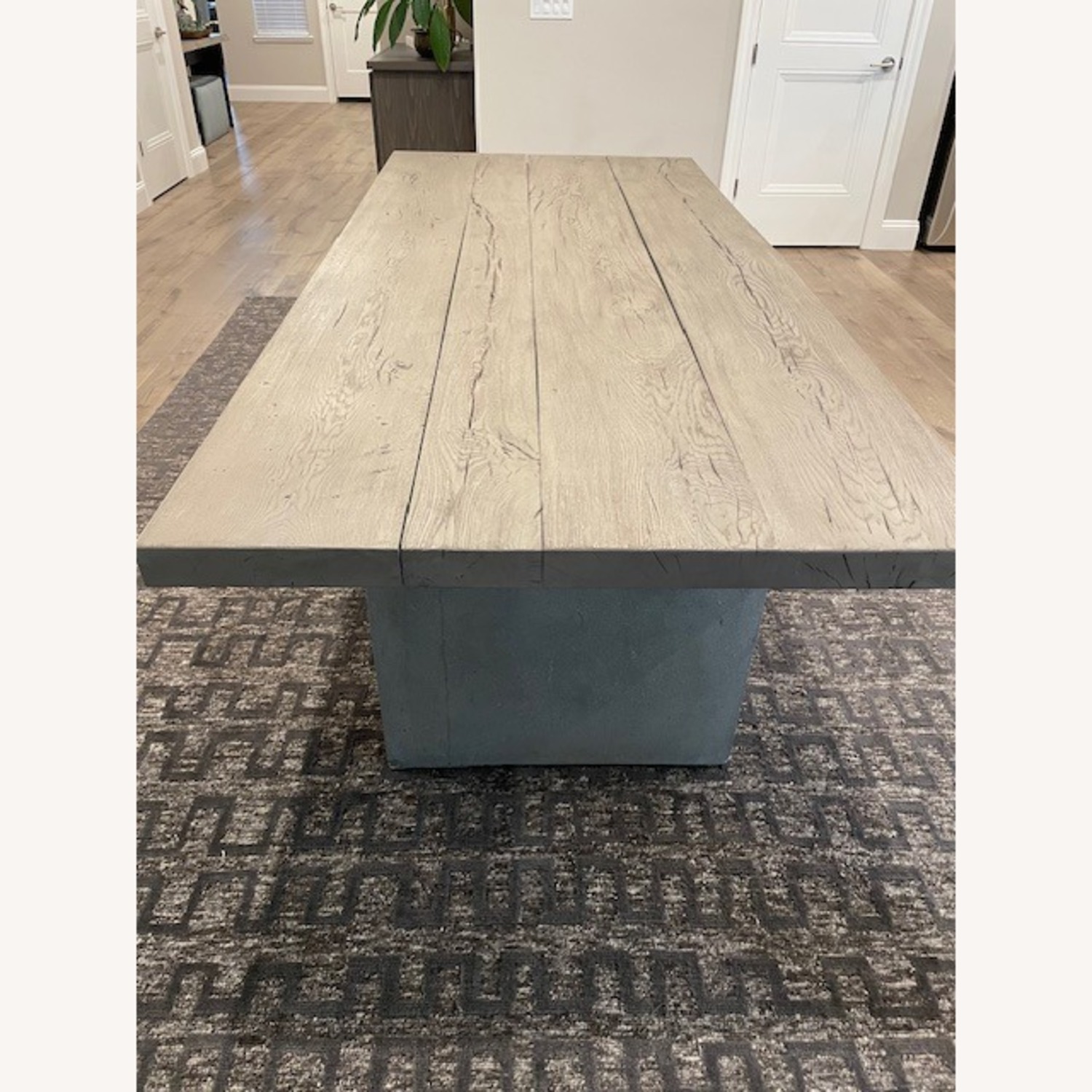 Restoration Hardware Concrete Pier Dining Table - image-5