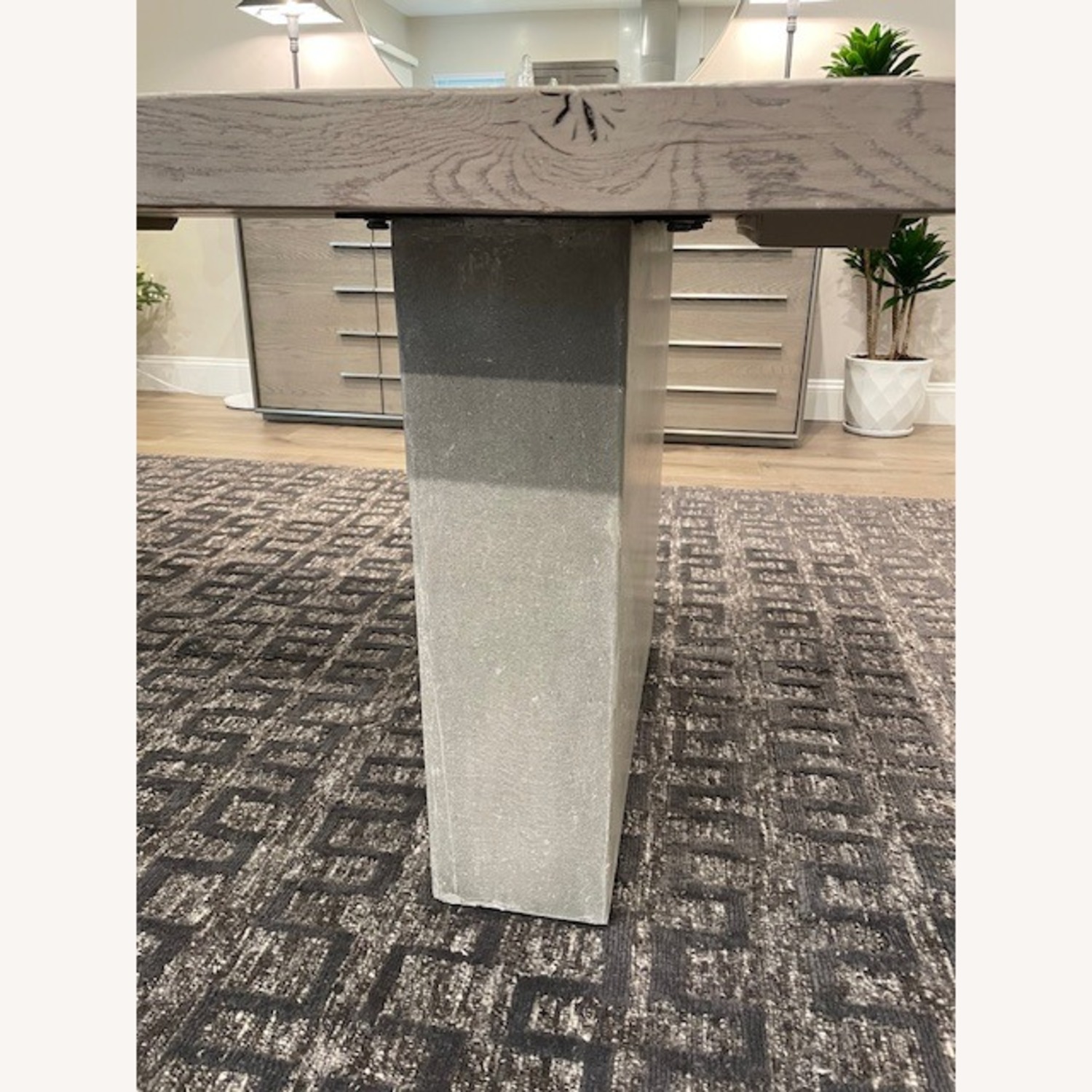 Restoration Hardware Concrete Pier Dining Table - image-11