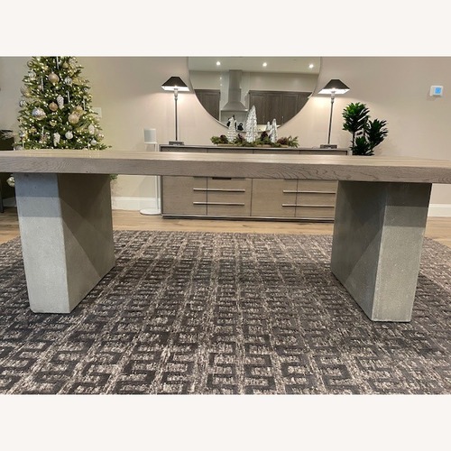 Used Restoration Hardware Concrete Pier Dining Table for sale on AptDeco