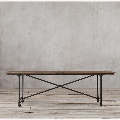 Used Restoration Hardware Flatiron Dining Table for sale on AptDeco