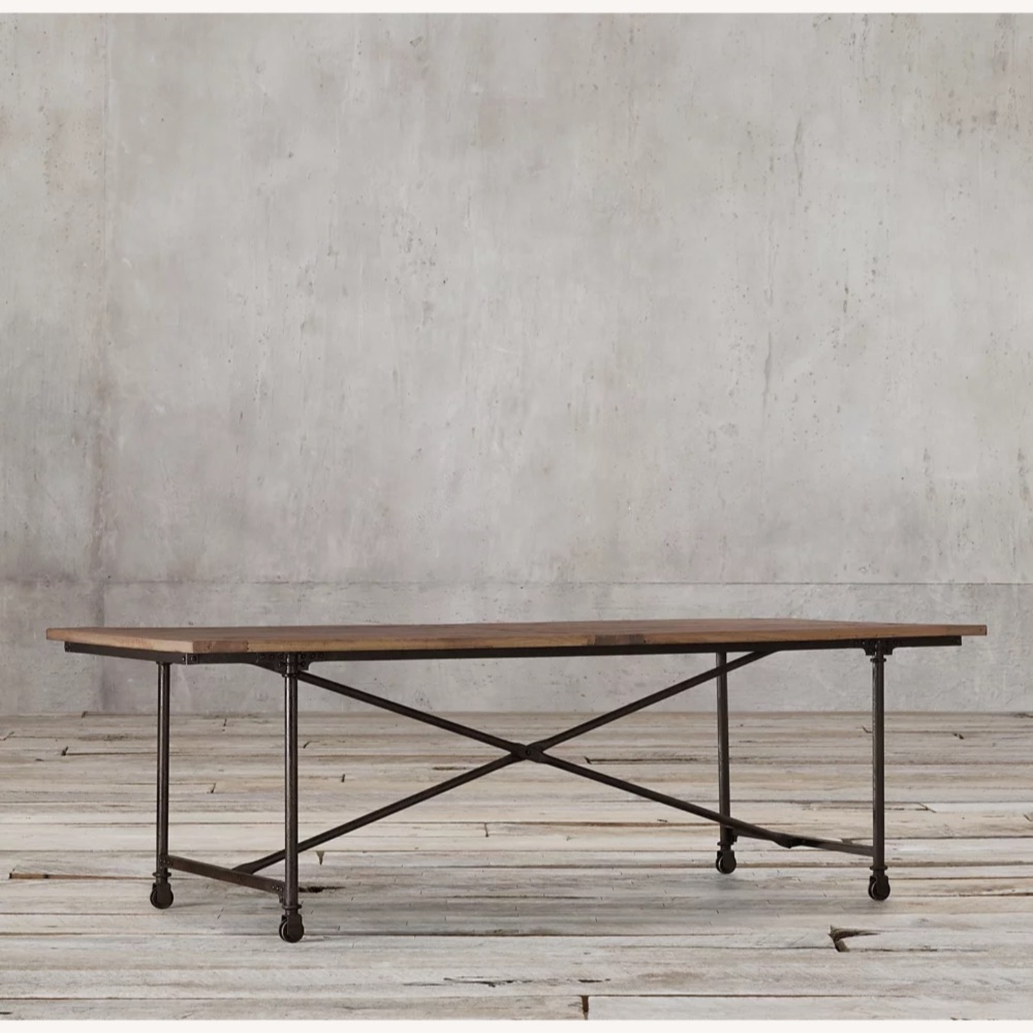 Restoration Hardware Flatiron Dining Table - image-1
