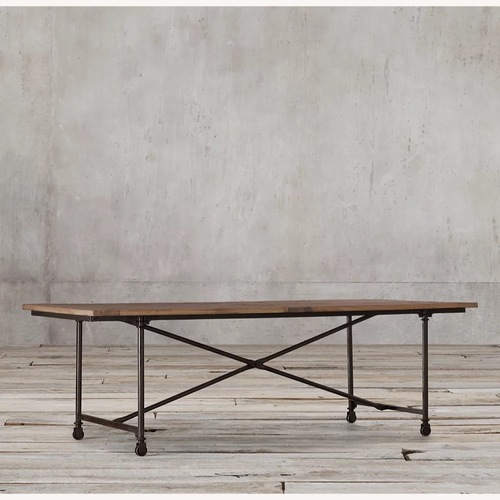 Used Restoration Hardware Flatiron Dining Table for sale on AptDeco