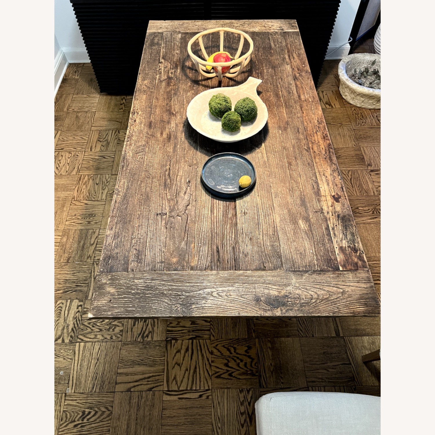 Restoration Hardware Flatiron Dining Table - image-3