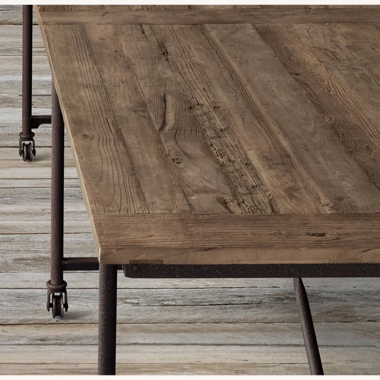 Restoration Hardware Flatiron Dining Table - image-2