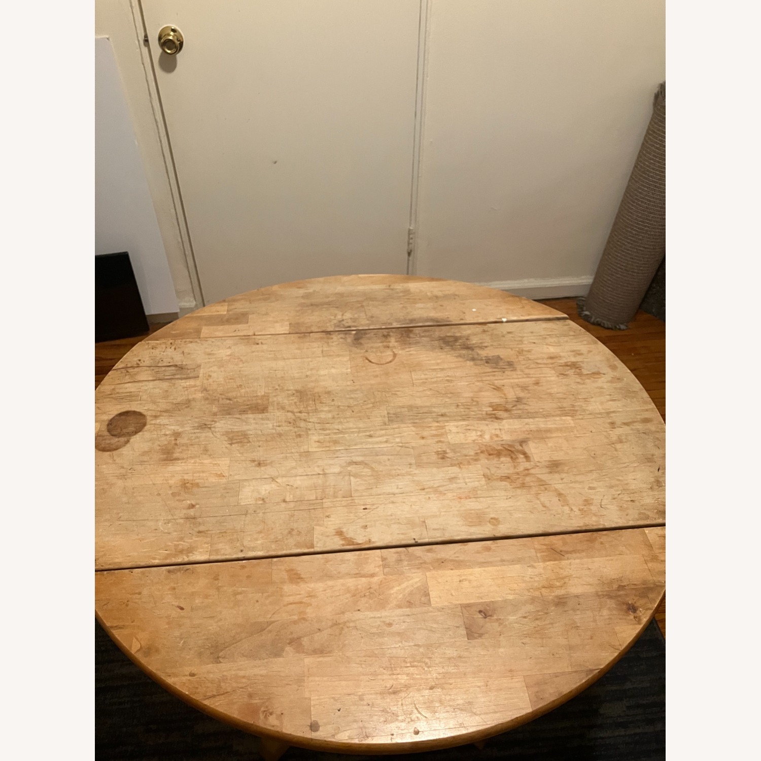 Round Dining Table with Folding Sides - image-3