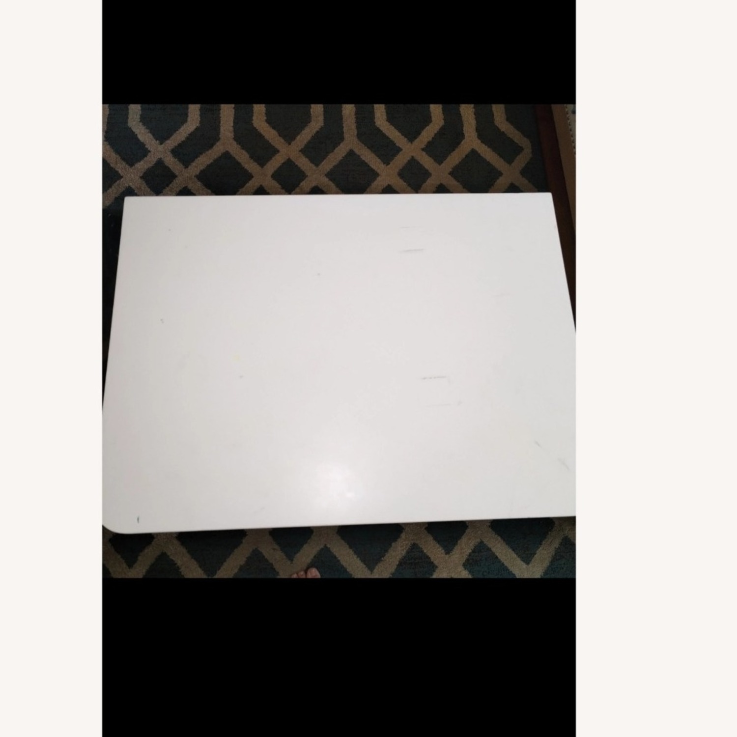 White Wood Nightstand - image-3