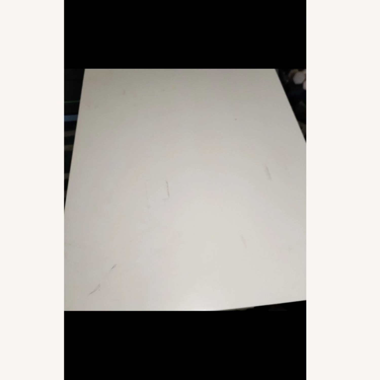 White Wood Nightstand - image-4