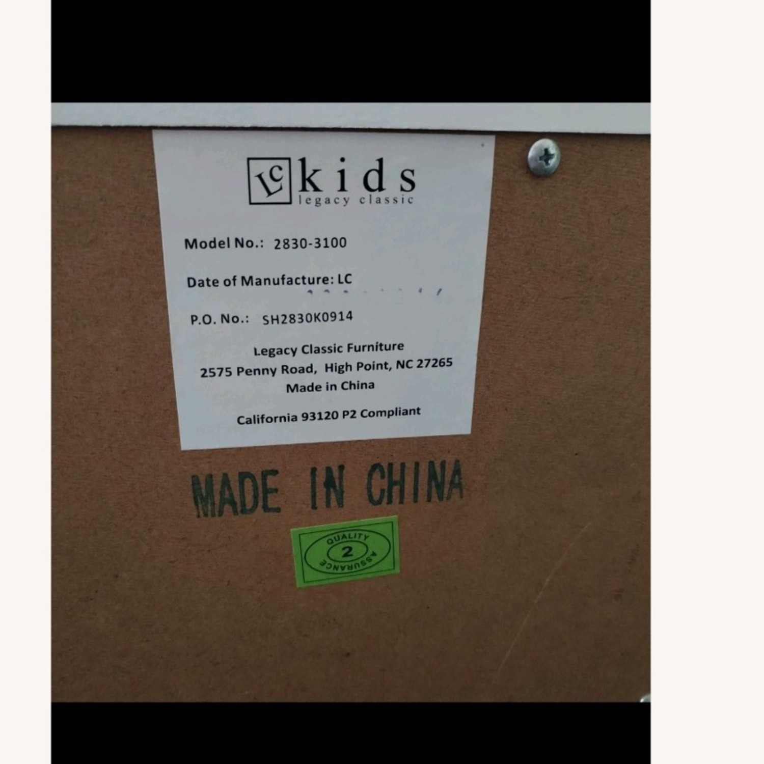 White Wood Nightstand - image-5