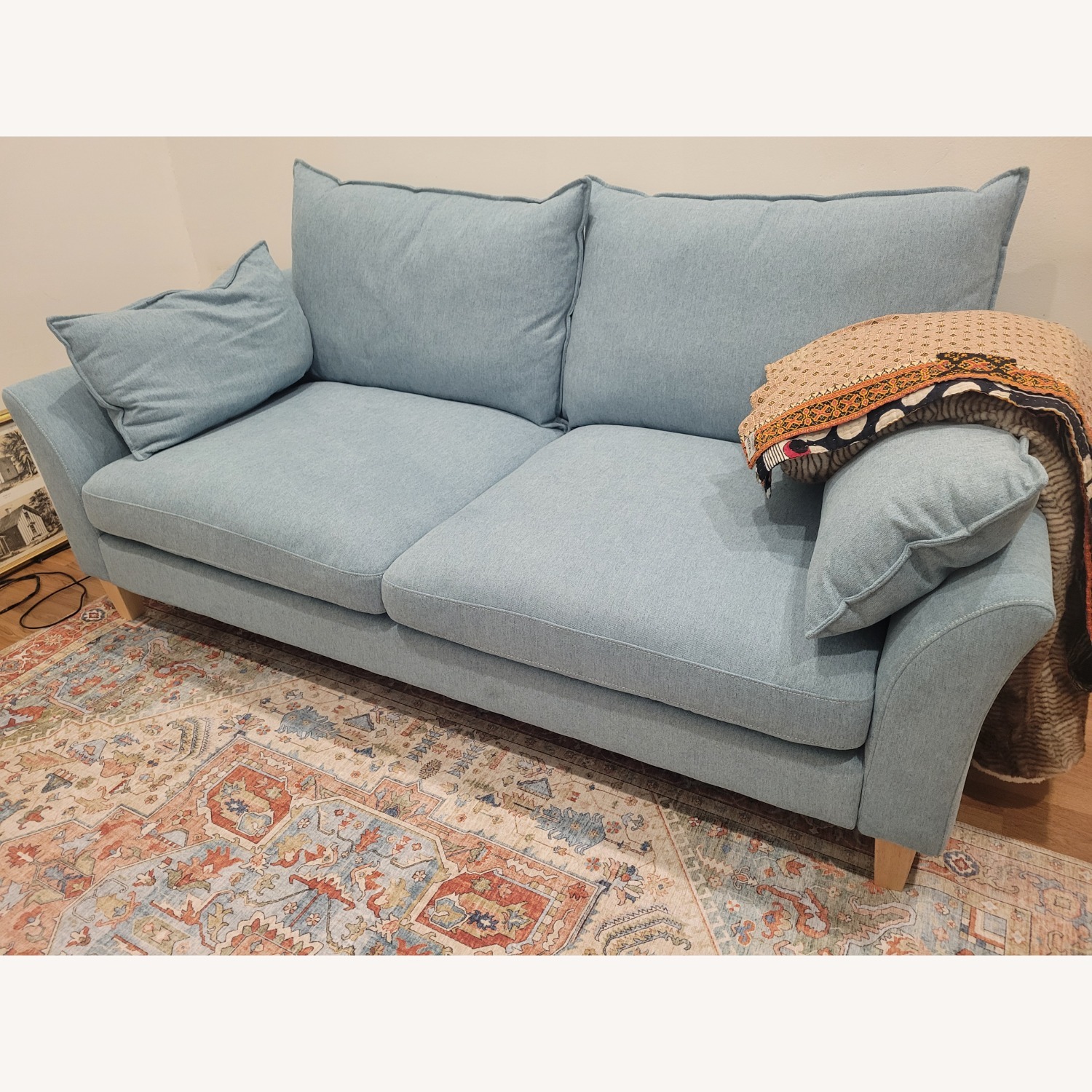 Wayfair 79'' Wide Modern Upholstered Deep Seat Sofa - image-2