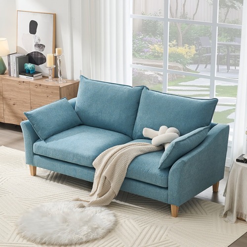 Used Wayfair 79'' Wide Modern Upholstered Deep Seat Sofa for sale on AptDeco