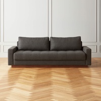 Crate & Barrel Dark Gray Fabric Sleeper Sofa Full