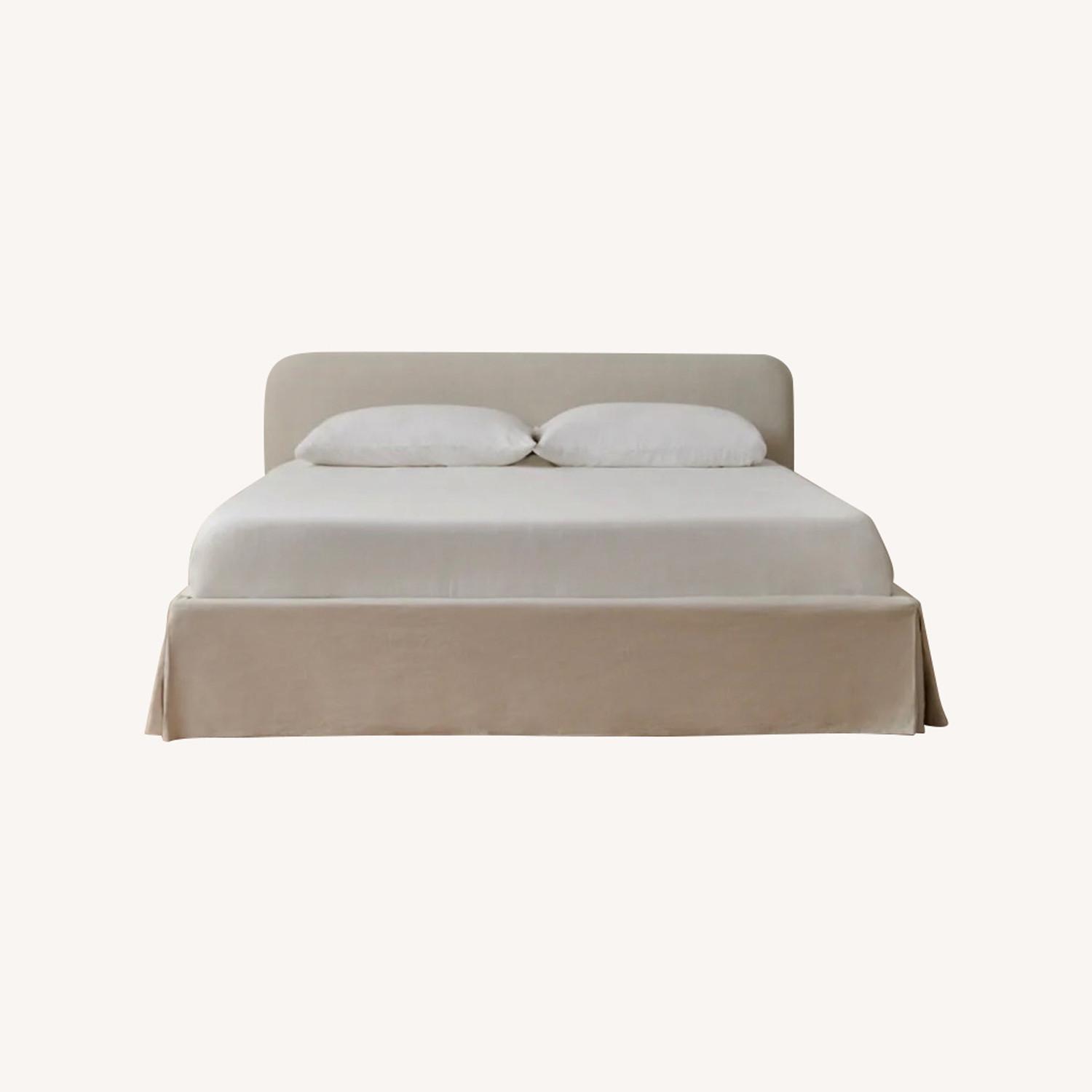 Jenni Kayne Queen Cove Bed Natural Linen - image-0