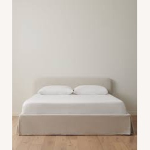 Used Jenni Kayne Queen Cove Bed Natural Linen for sale on AptDeco