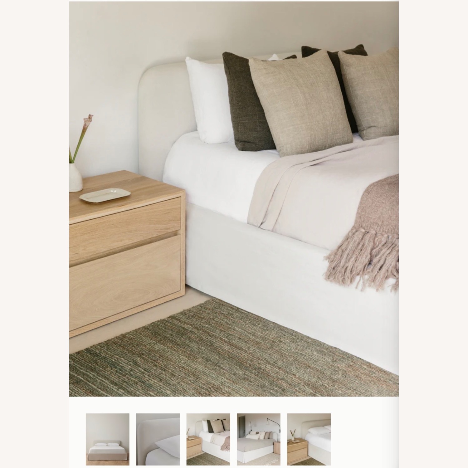 Jenni Kayne Queen Cove Bed Natural Linen - image-5