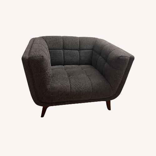 Used Amazon Gray Fabric Lounge Chair for sale on AptDeco
