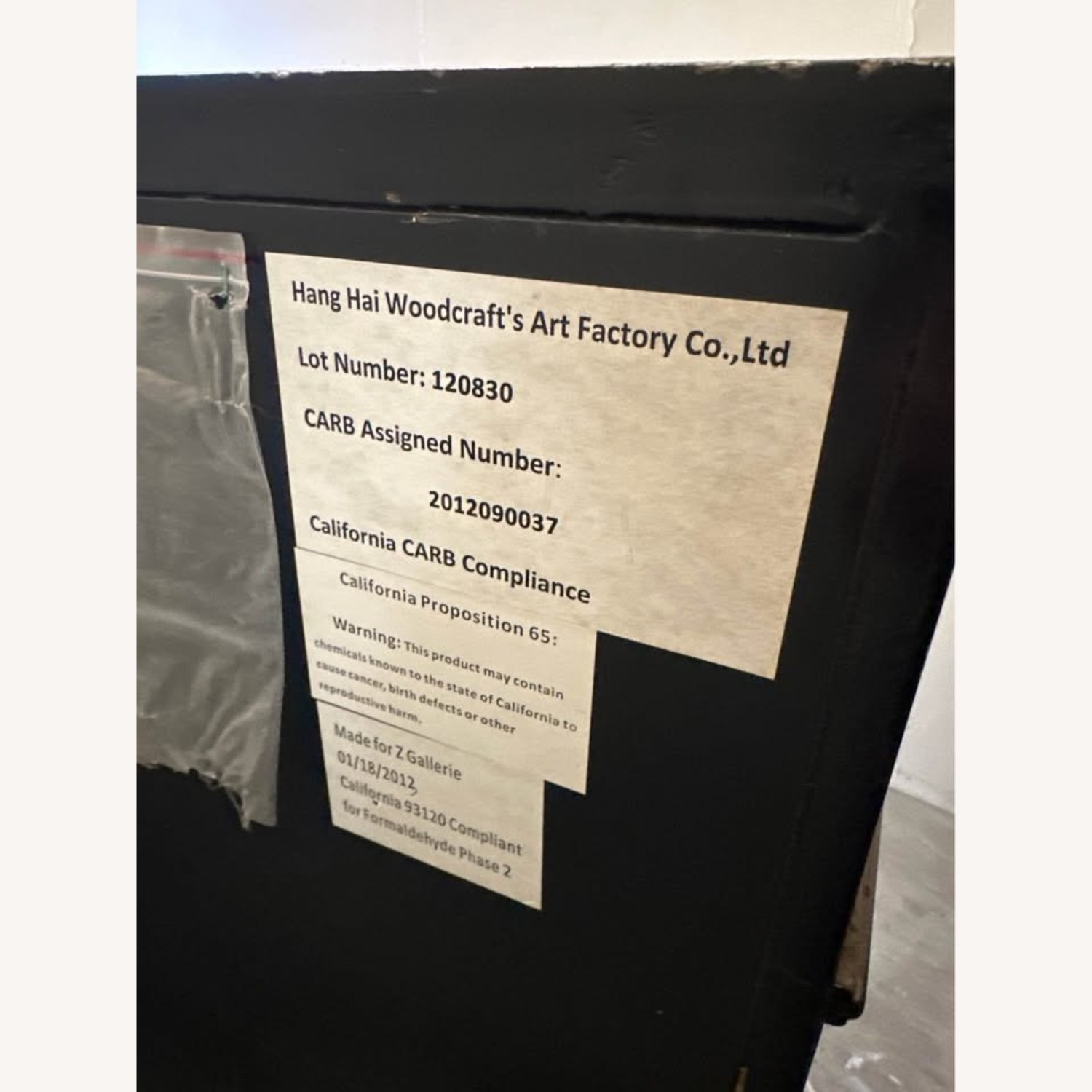 Z Gallerie Palais Gold Wood Sideboard - image-9