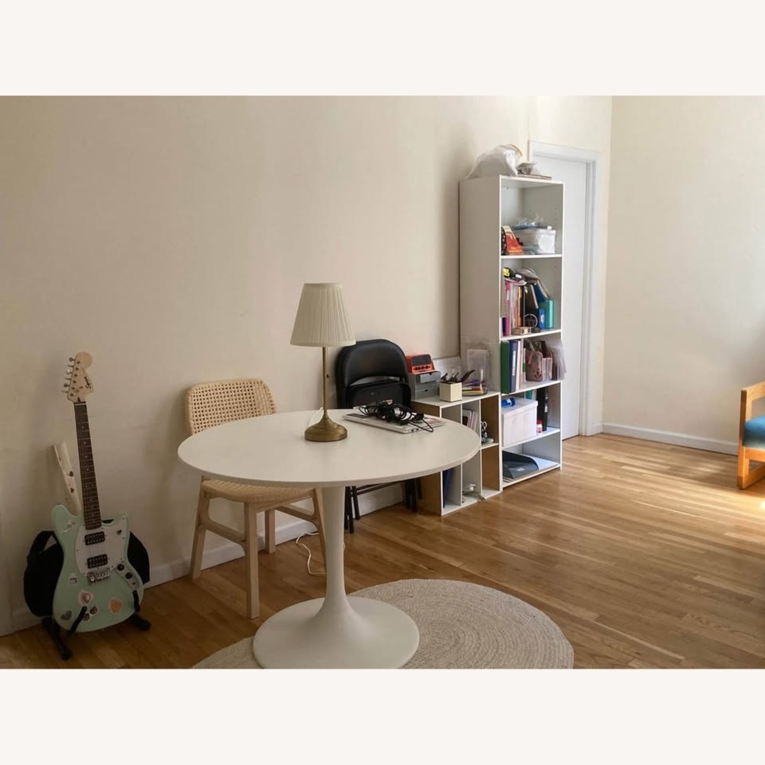 IKEA Docksta White Dining Table - image-1