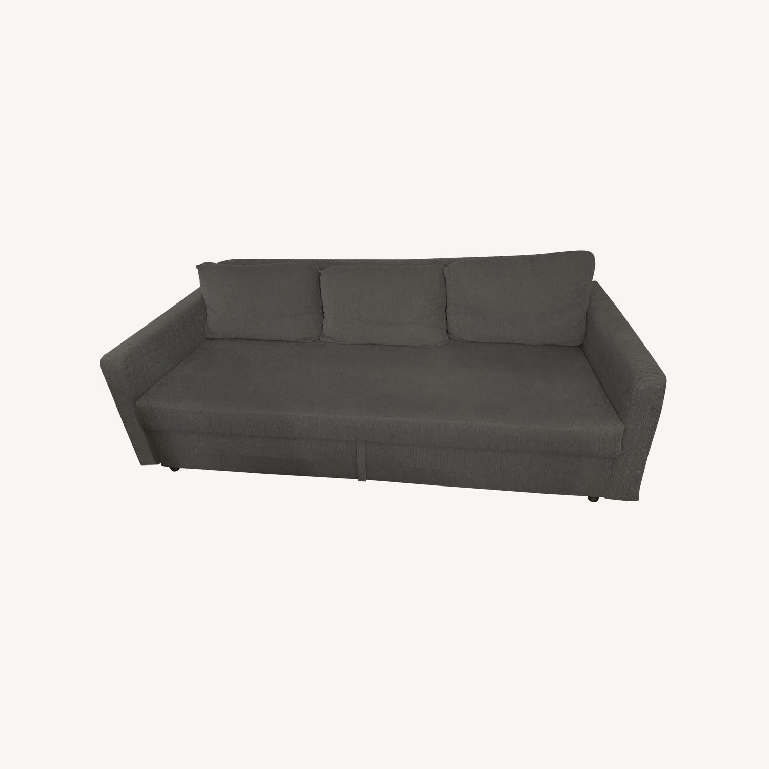 IKEA FRIHETEN Sleeper Sofa Skiftebo Dark Gray - image-0