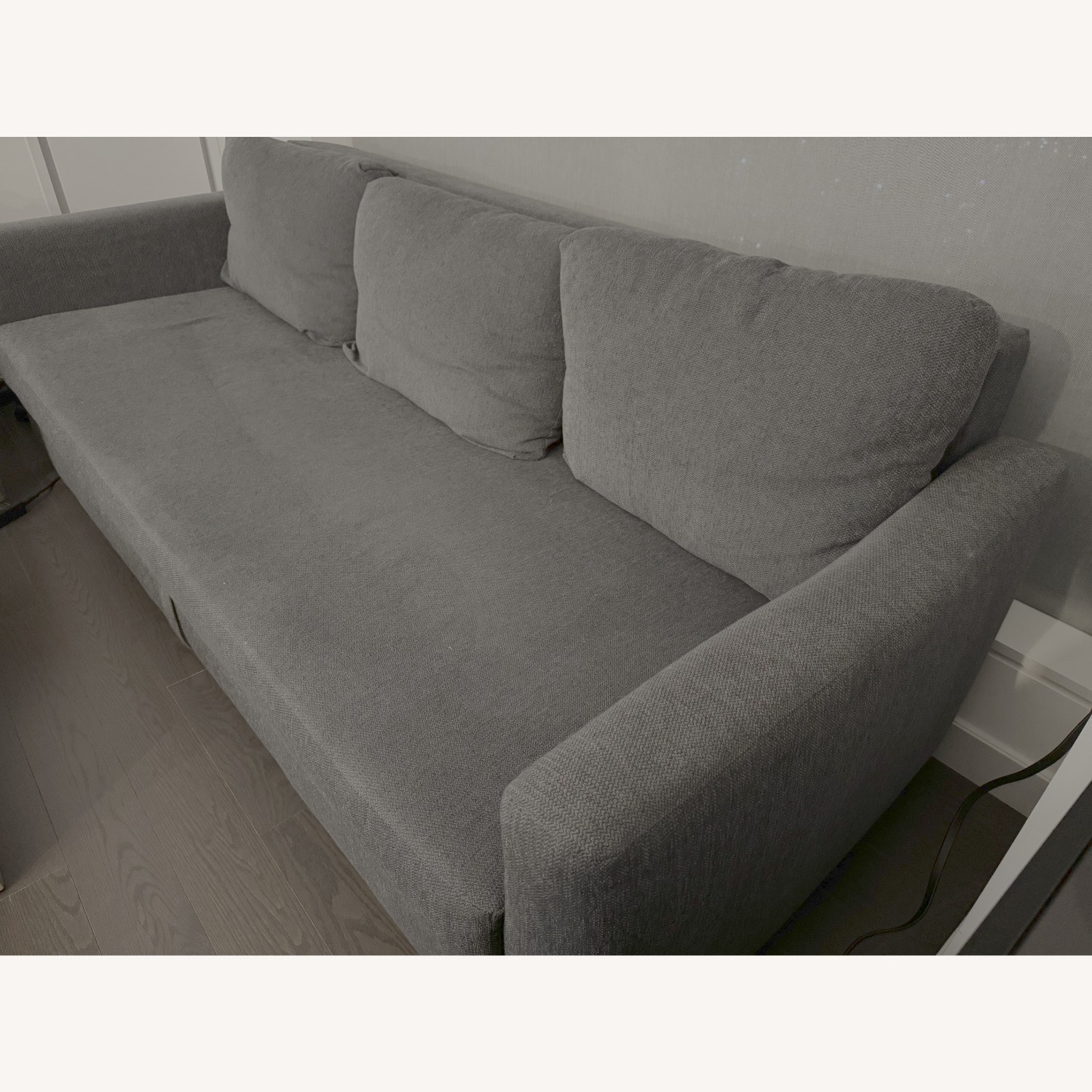 IKEA FRIHETEN Sleeper Sofa Skiftebo Dark Gray - image-3