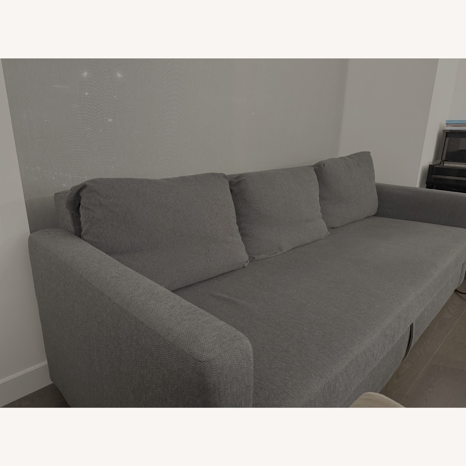 IKEA FRIHETEN Sleeper Sofa Skiftebo Dark Gray - image-2