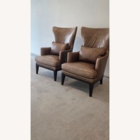 Bradington-Young Taraval Leather Wingback Chair