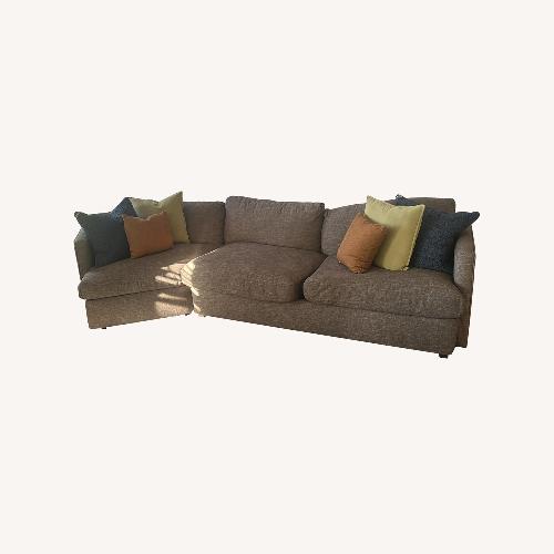 Used Couch with Cuddler for sale on AptDeco