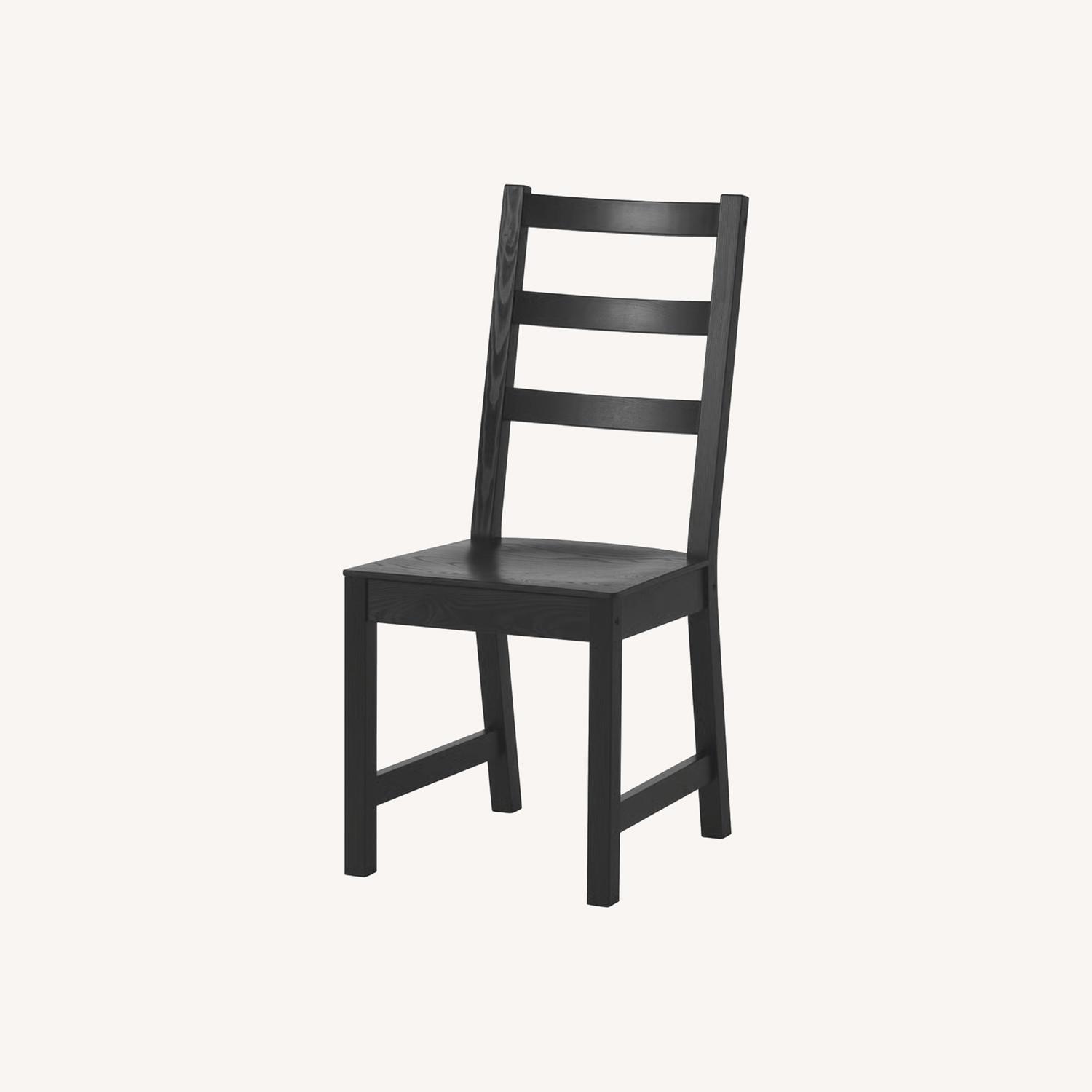 IKEA Black Dining Chairs - image-0