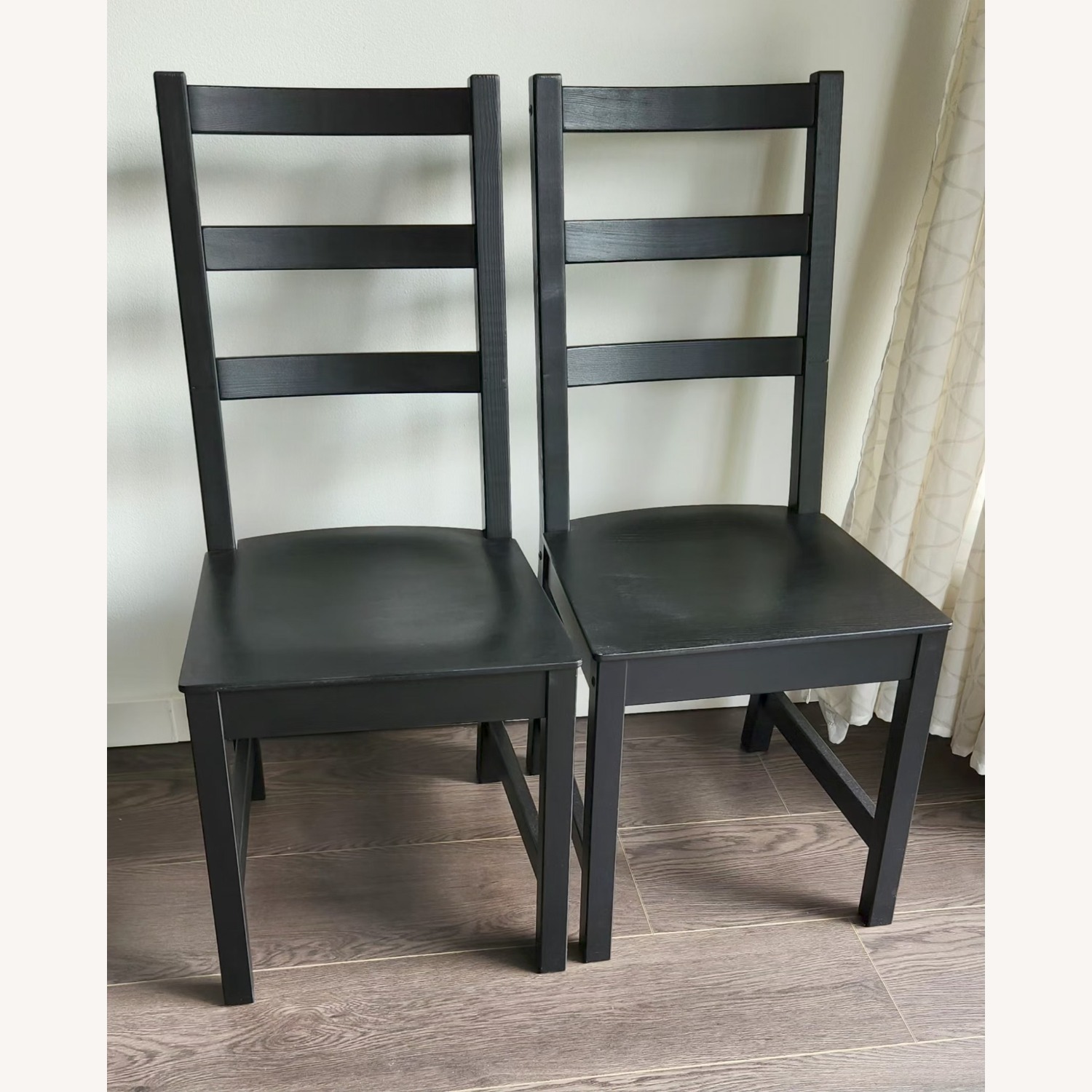IKEA Black Dining Chairs - image-2