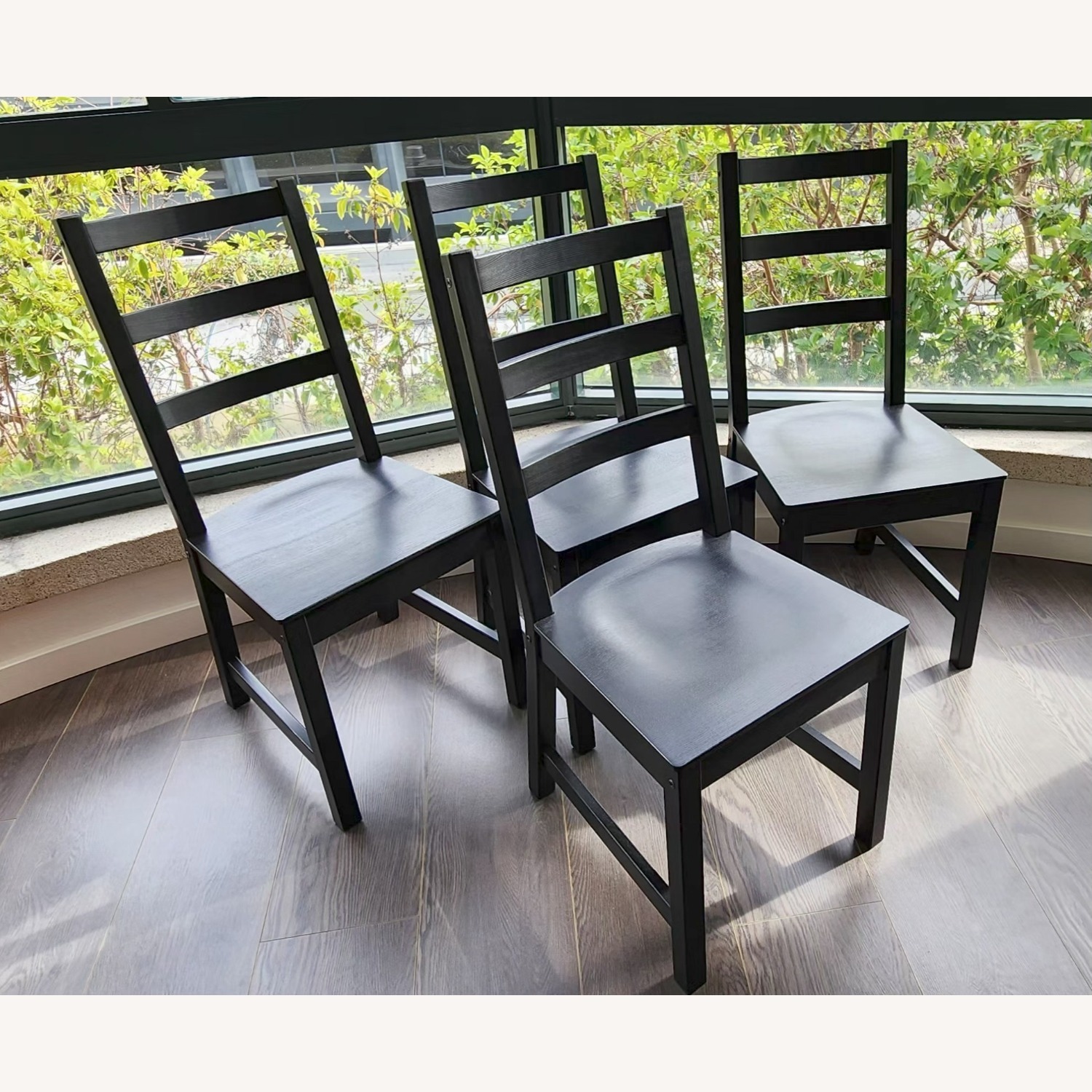 IKEA Black Dining Chairs - image-3