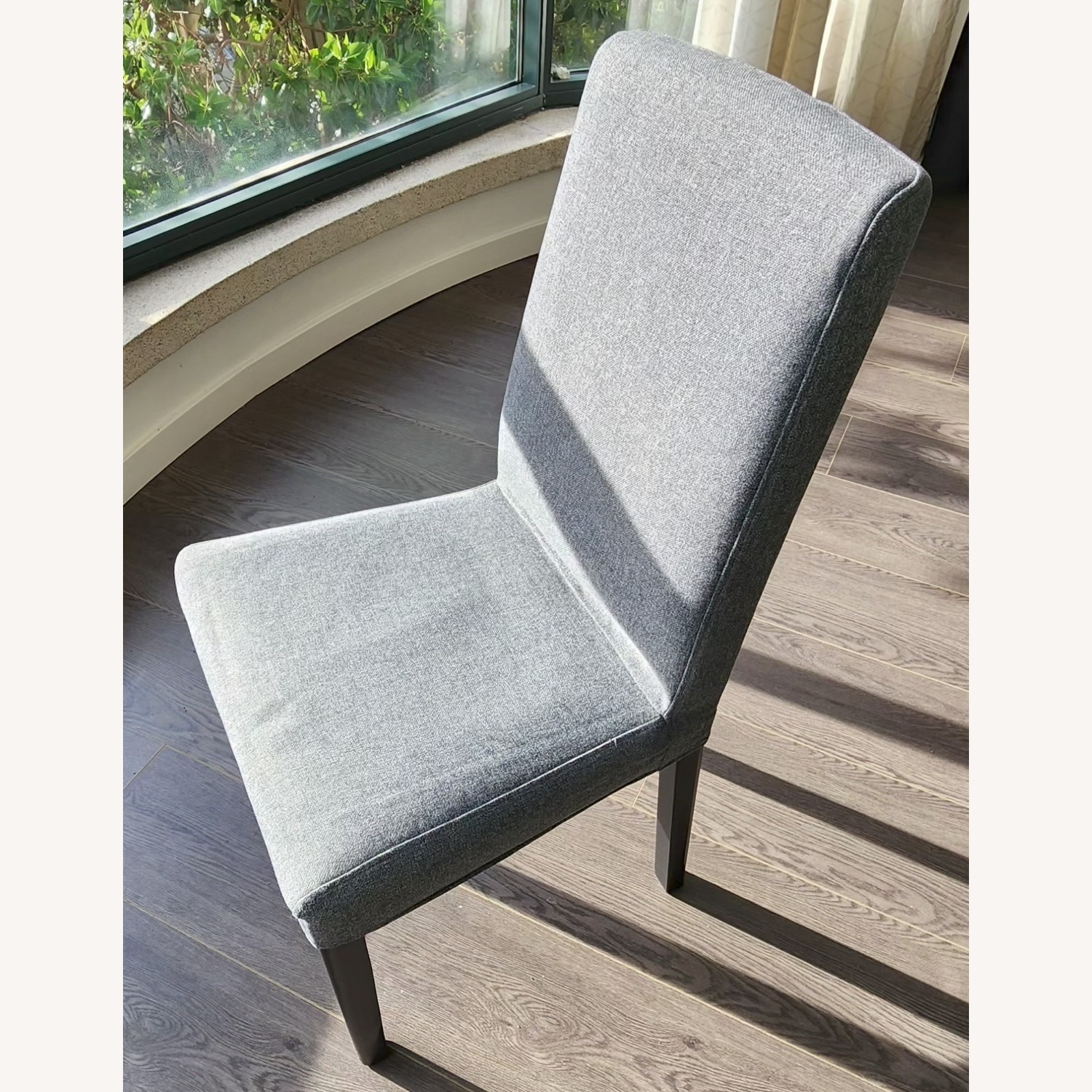 IKEA Light Gray Dining Chairs - image-2