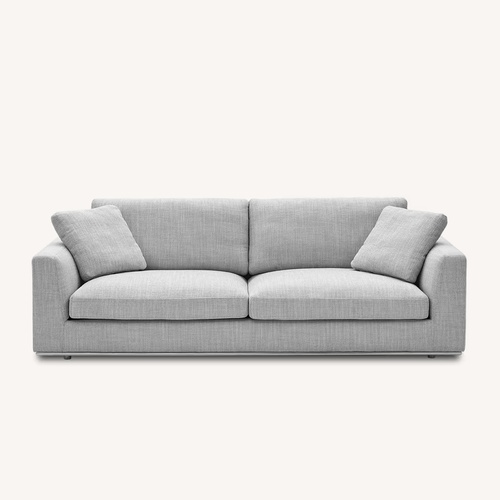 Used Castlery Light Gray Fabric 2 Seater Sofa for sale on AptDeco