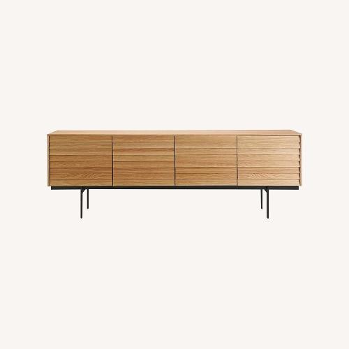 Used Design Within Reach Sussex Oak 4 Door Credenza for sale on AptDeco