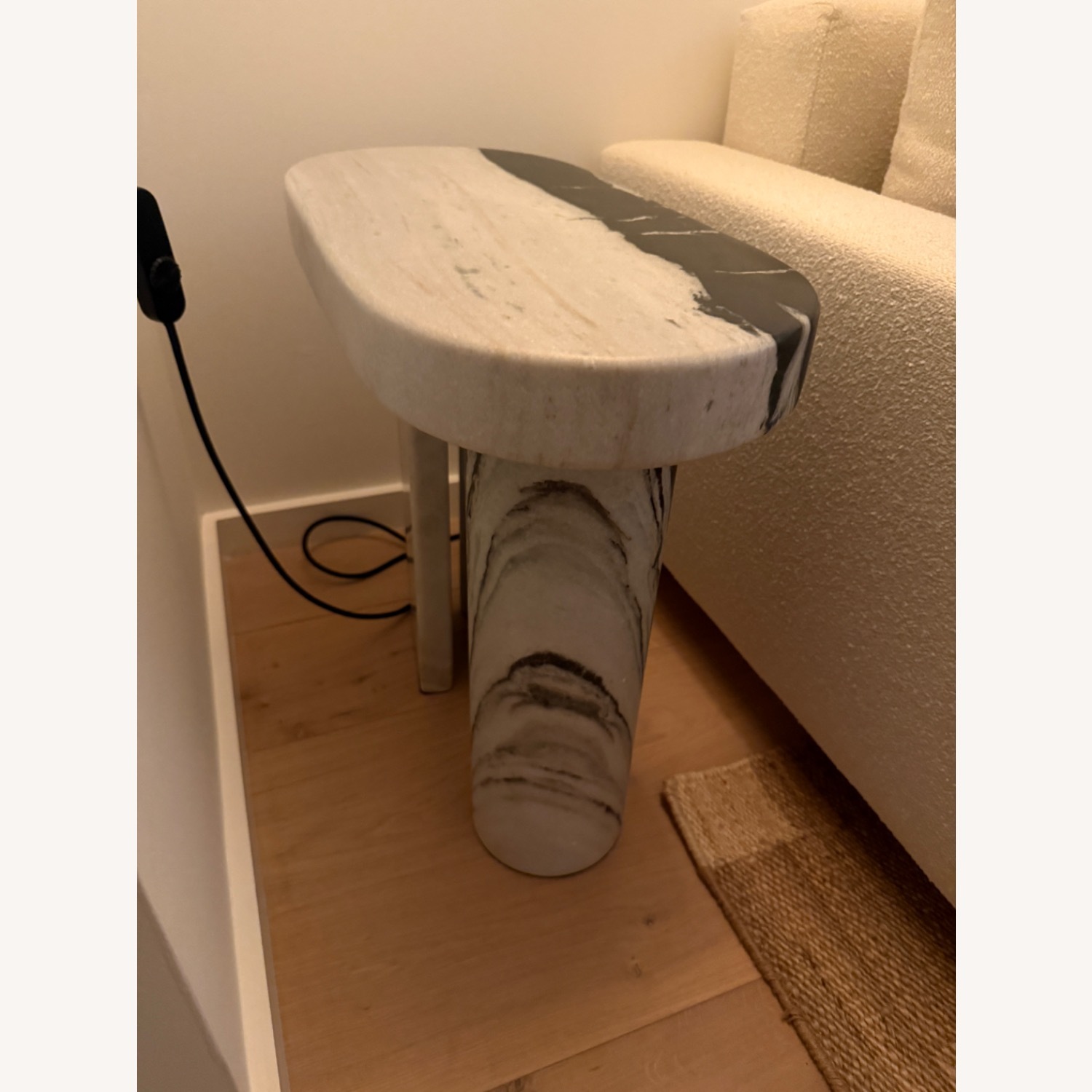 CB2 Marble Side Table - image-3