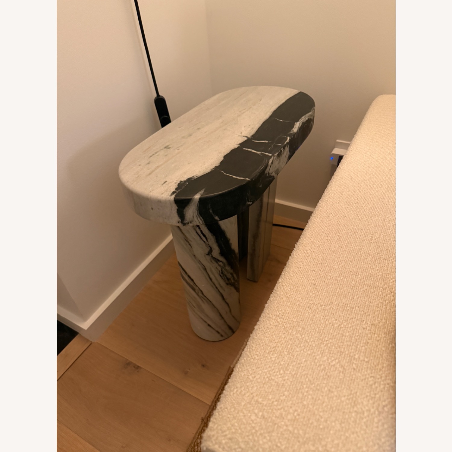 CB2 Marble Side Table - image-2