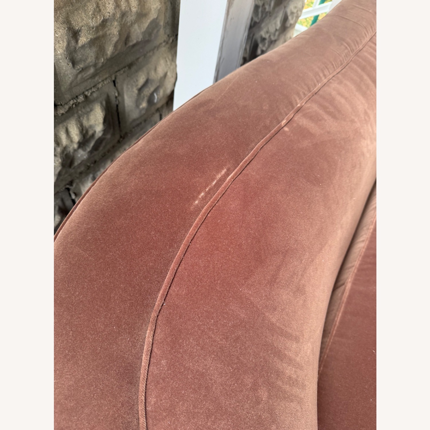 Lulu & Georgia Dark Brown Velvet 3+ Seater Sofa - image-3