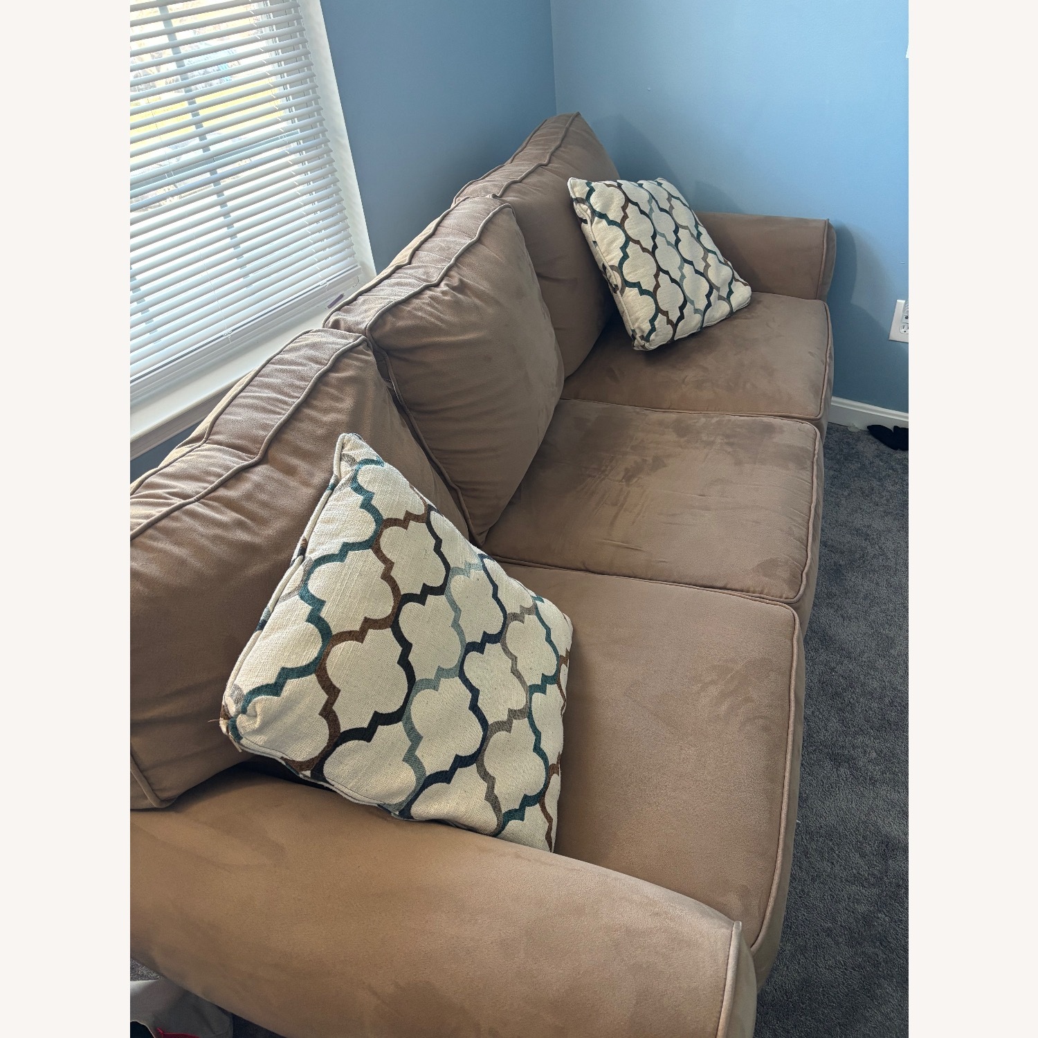 Raymour & Flanigan Glendor Natural 3+ Seater Sofa - image-0