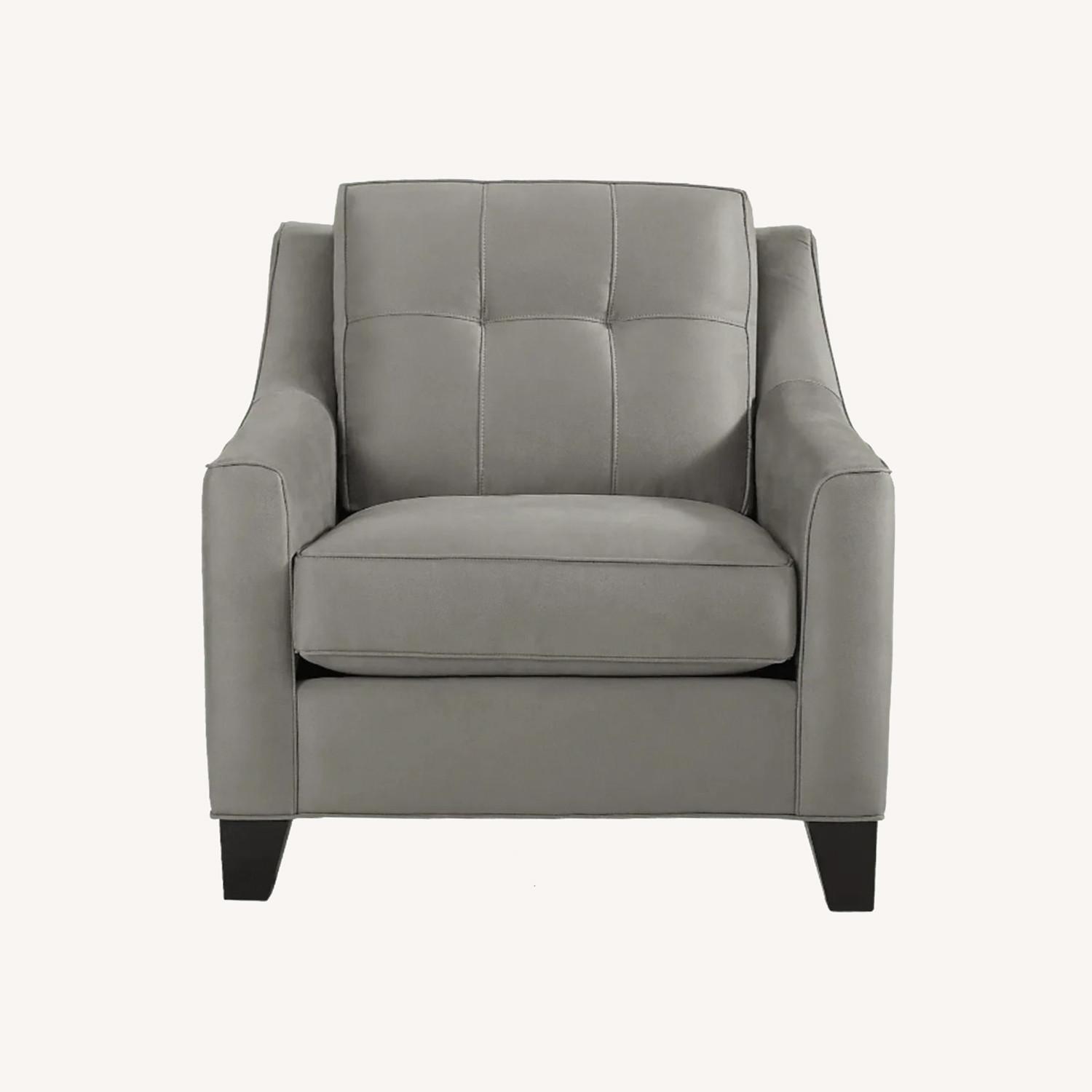 Rooms To Go Cindy Crawford Light Gray Accent Chair - image-0