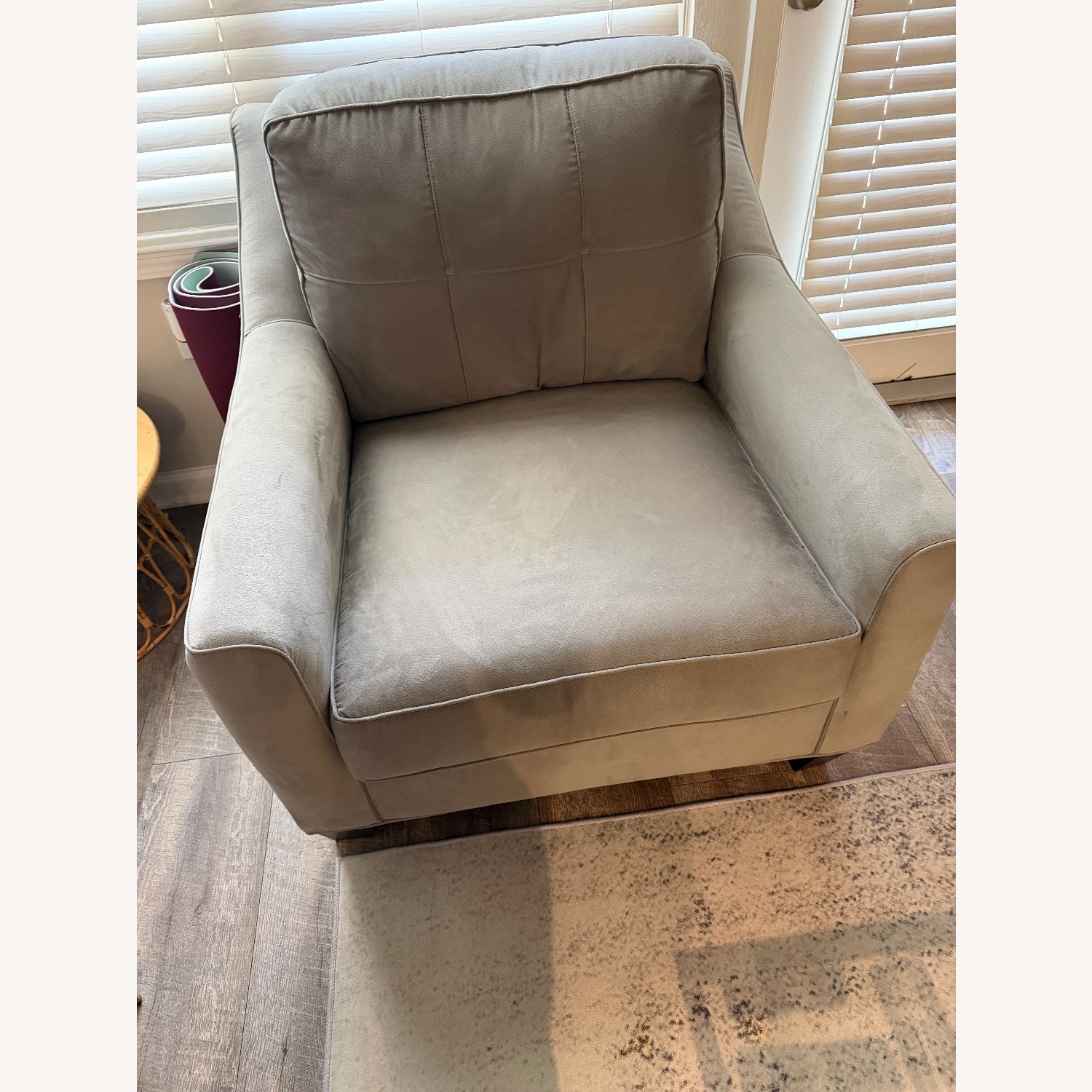 Rooms To Go Cindy Crawford Light Gray Accent Chair - image-2