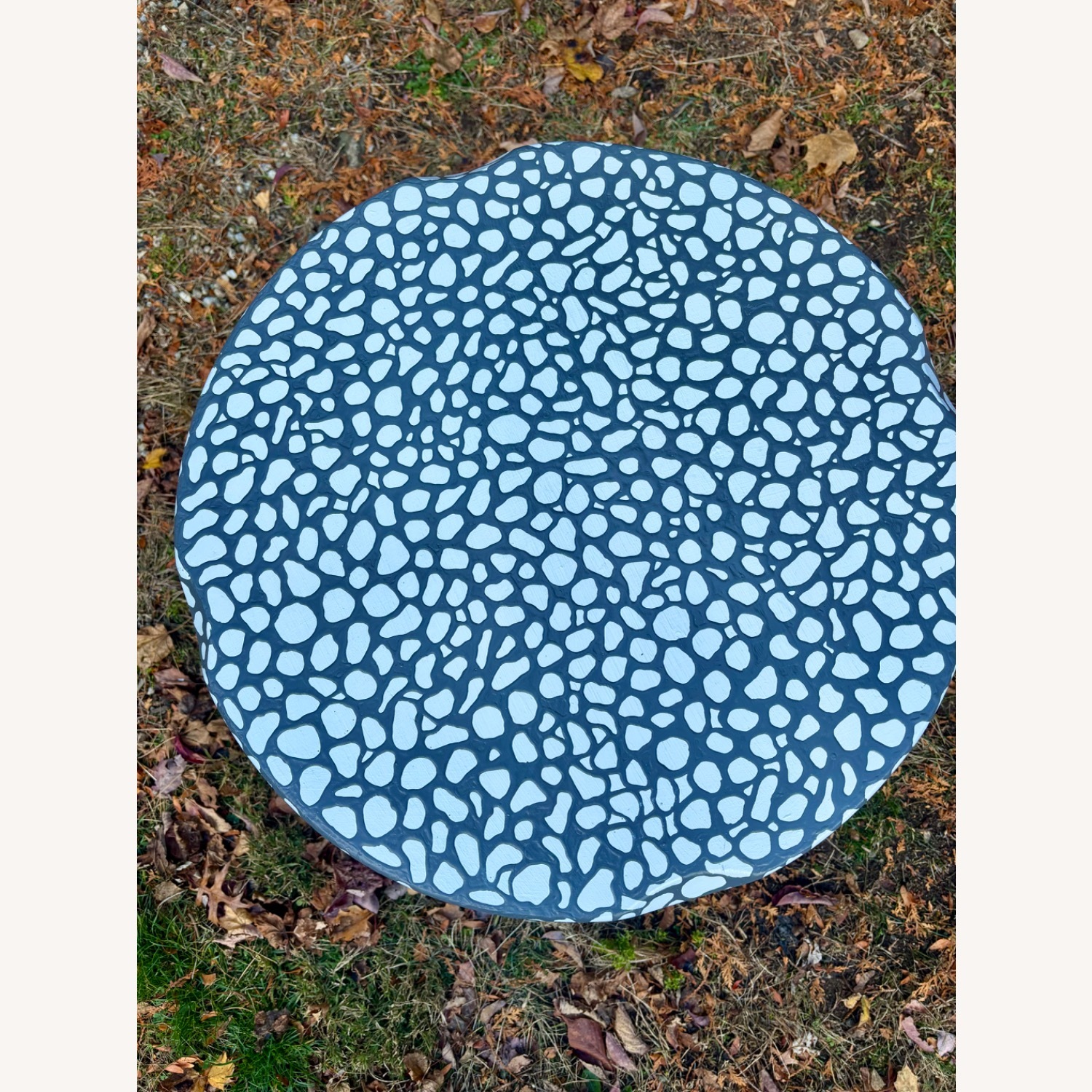 Light Gray Wood Side Table - image-2