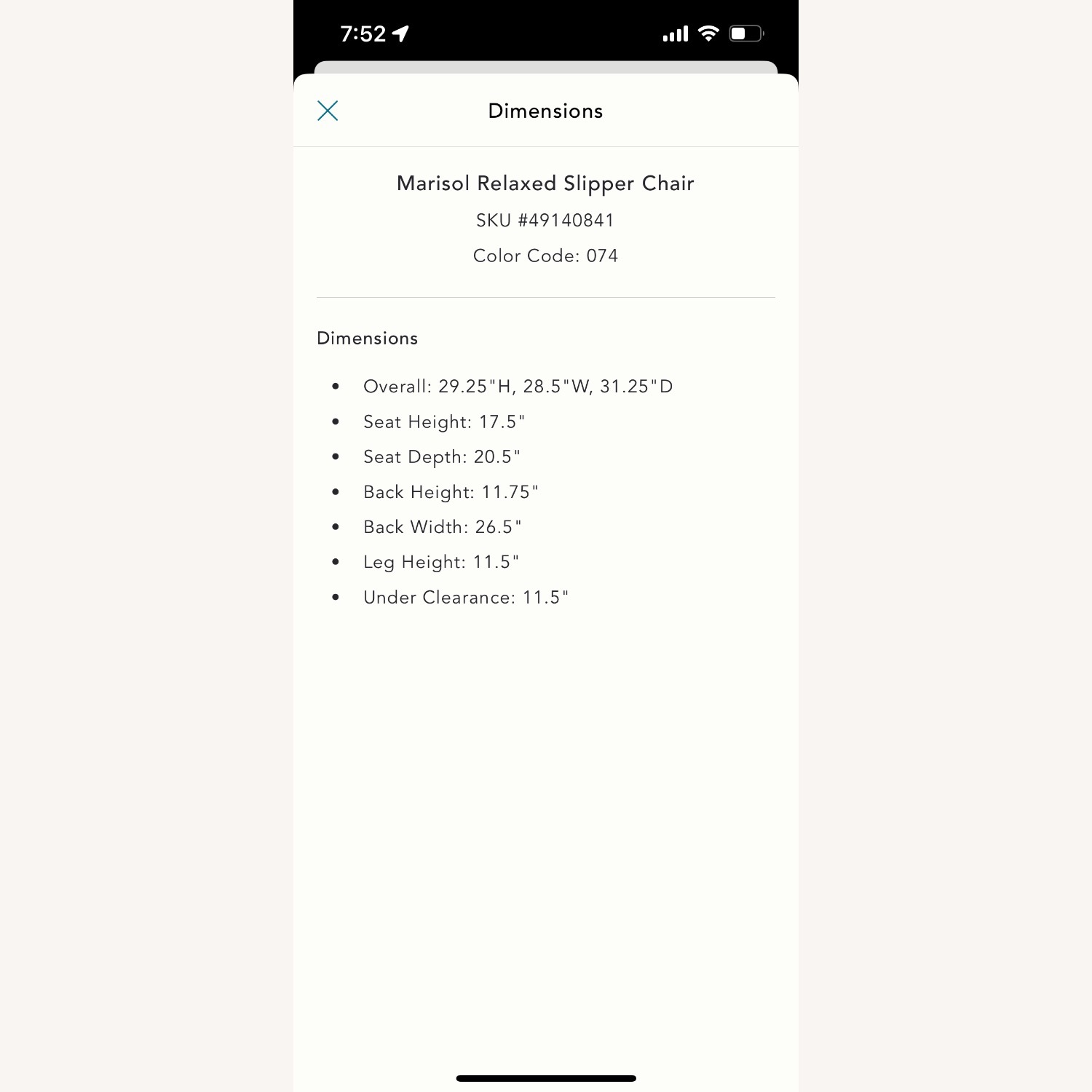 Anthropologie Marisol Relaxed Slipper Chair - image-2